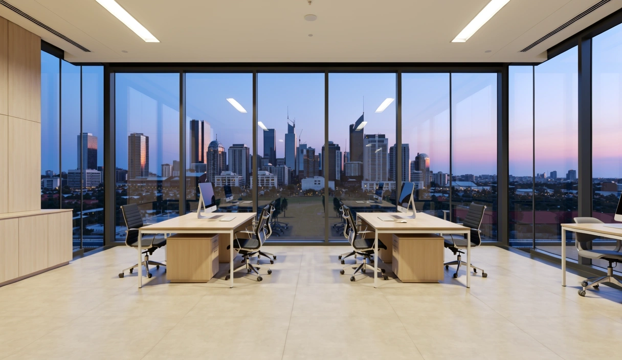 Financial district office space in South Africa