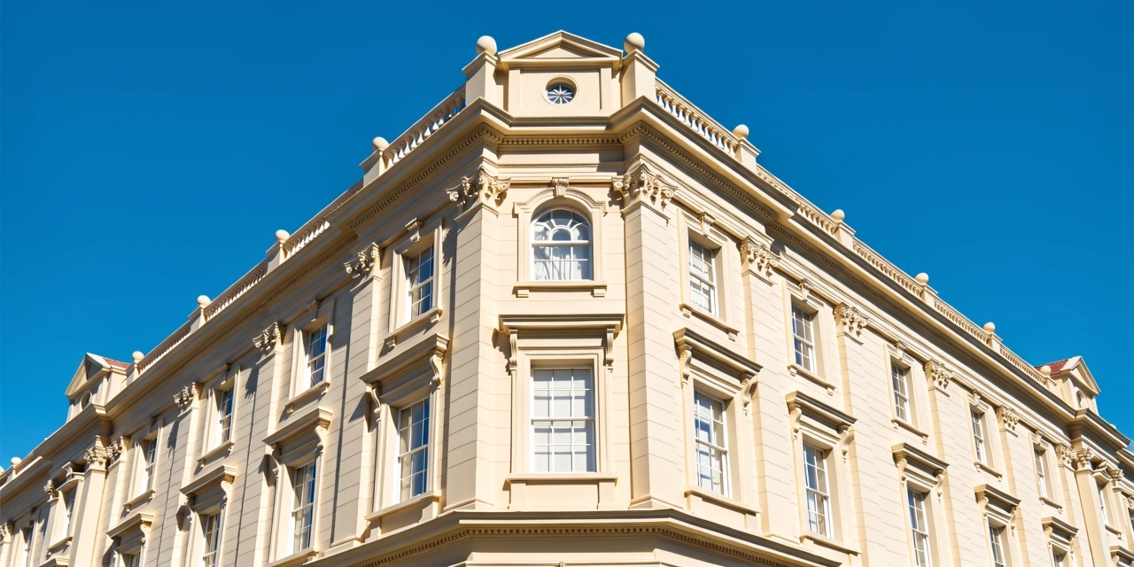 South African business district architecture